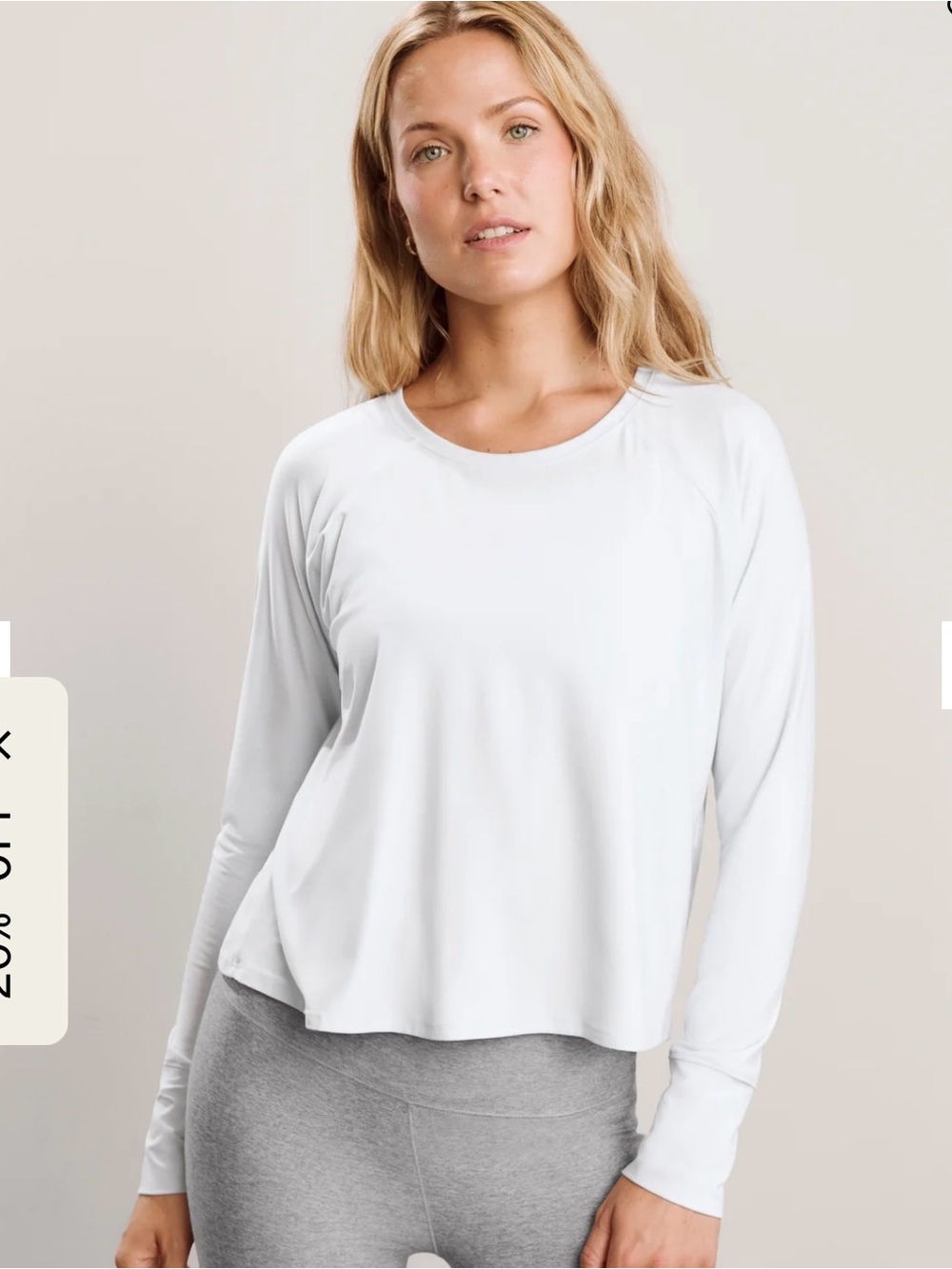 Beyond Yoga Long Sleeve Tee Size Medium